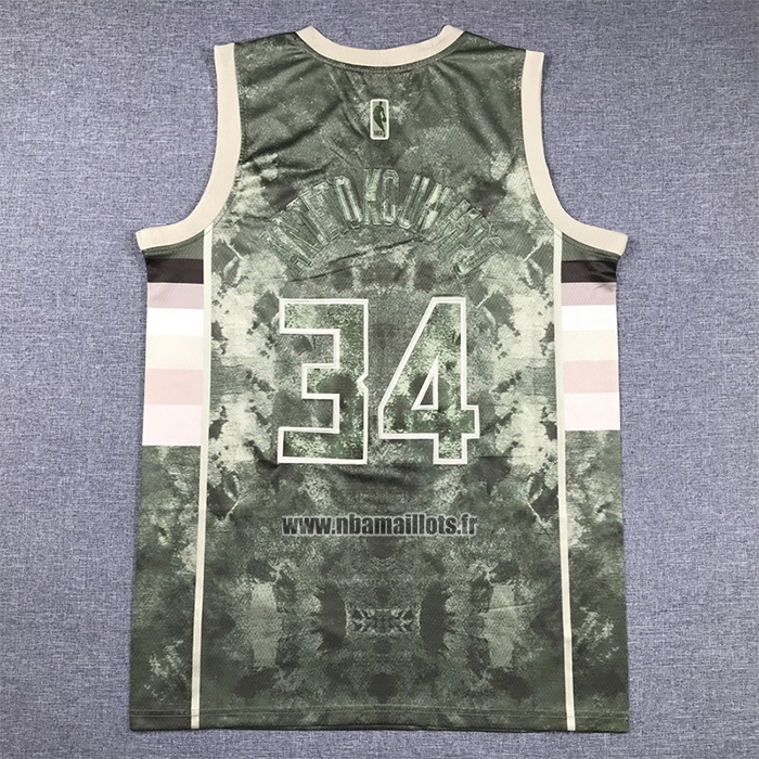 Maillot Milwaukee Bucks Giannis Antetokounmpo NO 34 Select Series 2023 Marron